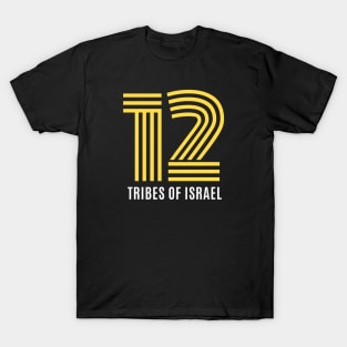 12 Tribes of Israel Christian Graphic T-Shirt